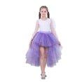 thumbnail image 1 of Biekopu Mommy and Me Matching Outfits, Elastic Waist Solid Color High Low Long Tulle Party Skirts, 1 of 9