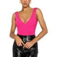 thumbnail image 1 of Biekopu New Women Solid Color Tank Tops Sexy V-Neck Sleeveless Backless Vests Summer Slim Fit Seamless Tops Streetwear, 1 of 6