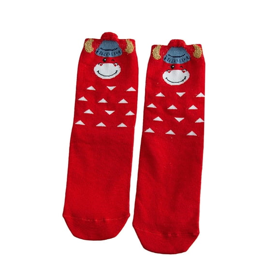 Biekopu Women Christmas Socks, Soft Warm Cartoon Penguin Bear Casual Socks Winter Socks Gift