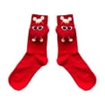 thumbnail image 1 of Biekopu Women Fashion Cartoon Doll Socks Plush Doll Breathable Candy Color Lovely Socks Spring Fall Casual Mid-Calf Socks, 1 of 6