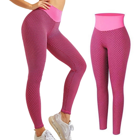 Biekopu Women Solid Color Yoga Trousers, Butt Lifting High Waist Long Pants