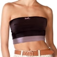 thumbnail image 1 of Biekopu Women Summer Elastic Basic Bandeau,Contrast Color Off-shoulder Crop Tops for Streetwear, 1 of 5