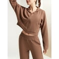 thumbnail image 1 of Biekopu Women Waffle Workout Sports Jackets Solid Color Zip Long Sleeve Yoga Track Hoodies Athletic Running Jackets Coat, 1 of 6
