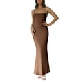 thumbnail image 1 of Biekopu Women's Summer Long Evening Dress,Solid Color Sleeveless Party Dress for Casual Party, 1 of 7