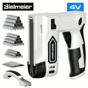 Bielmeier 20V/4V Cordless 2-in-1 Nail Gun, No Compressor, No Cord, Lightweight Design, for Carpentry And Upholstery, with LED Work Light, Safety Striker Guard, Adjustable Depth Design