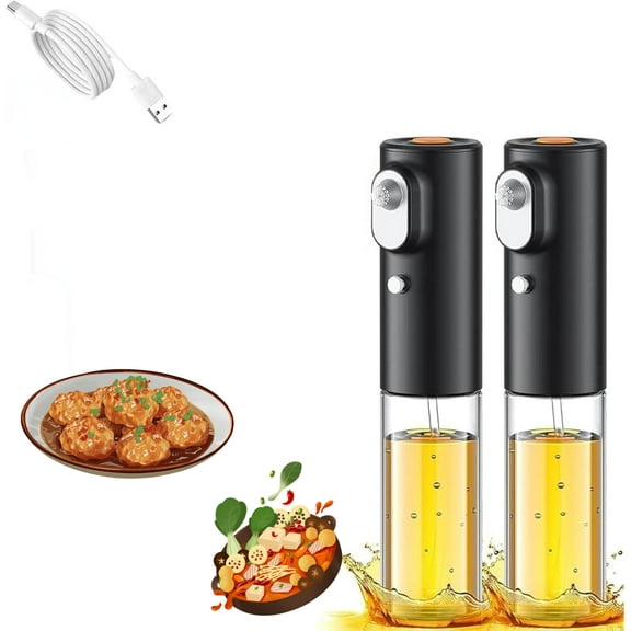 Biem Butter Sprayer,Biem Butter Sprayer V2,200ml/7oz Electric Biem Butter Sprayer,Electric Butter Sprayer,Butter Sprayer for Popcorn,Electric Butter Dispenser for Precise Butter Spray(2Pcs)
