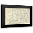 thumbnail image 1 of Bien 14x10 Black Modern Framed Museum Art Print Titled - Illinois Indiana Kentucky Ohio - Bien 1894, 1 of 5