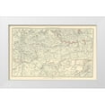 thumbnail image 1 of Bien 14x10 White Modern Wood Framed Museum Art Print Titled - Illinois Indiana Kentucky Tennessee - Bien 1895, 1 of 4