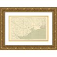 thumbnail image 1 of Bien 18x13 Gold Ornate Wood Framed with Double Matting Museum Art Print Titled - Texas Louisiana Gulf Coast Region - Bien 1895, 1 of 4