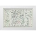 thumbnail image 1 of Bien 18x13 White Modern Wood Framed Museum Art Print Titled - Army of Potomac 5 Views - Bien 1894, 1 of 4