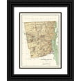 thumbnail image 1 of Bien 19x24 Black Ornate Wood Framed with Double Matting Museum Art Print Titled - Clinton New York Landowner - Bien 1895, 1 of 4