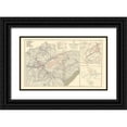 thumbnail image 1 of Bien 24x16 Black Ornate Wood Framed with Double Matting Museum Art Print Titled - Campaigns Operations Tennessee Virginia - Bien, 1 of 4