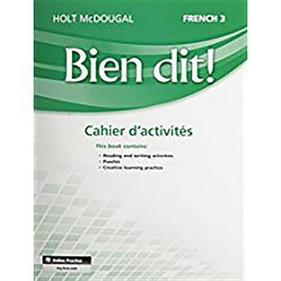 Bien Dit! Cahier d'Activités Student Edition Level 3, (Paperback)