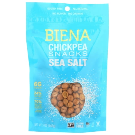 Biena Sea Salt Chickpea Snacks, 5 Ounce -- 8 per case.