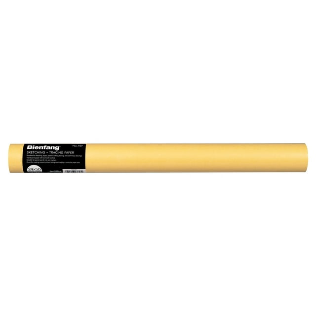 Bienfang Sketching & Tracing AIF4 Paper Roll, Canary Yellow, 24 Inches