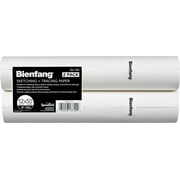 Bienfang Sketching & Tracing Paper Roll, White, 12 Inches x 50 Yards 2-Pack - for Drawing, Trace, Sketch, Sewing Pattern