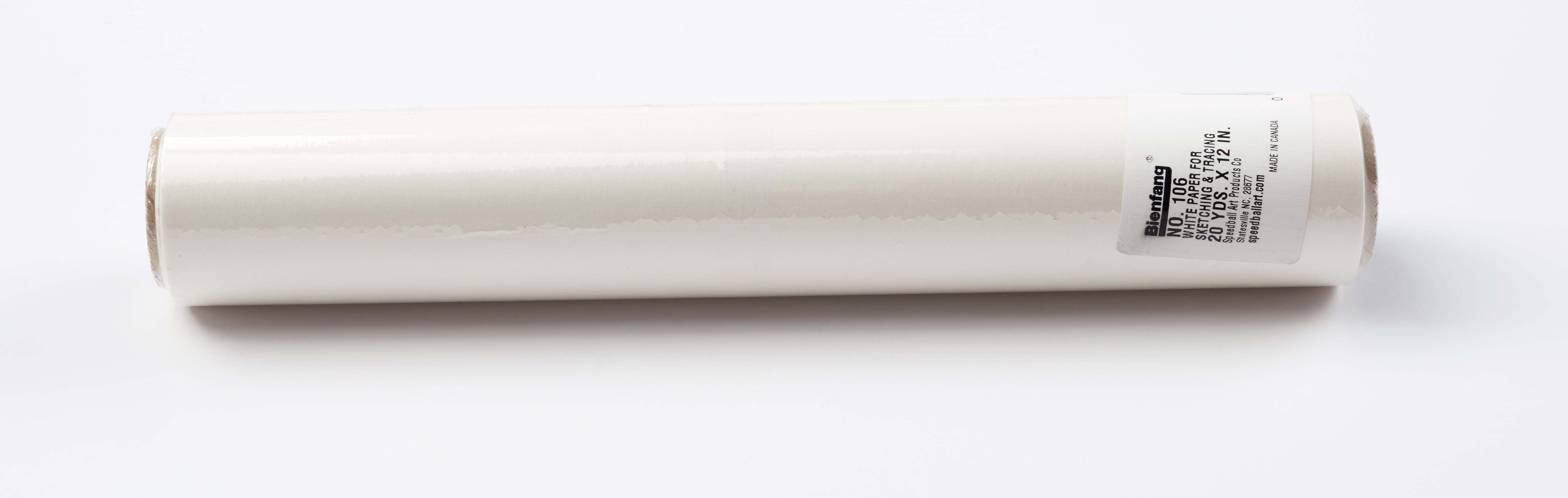 Bienfang White Sketching and Tracing Roll, 12" x 20 yds.