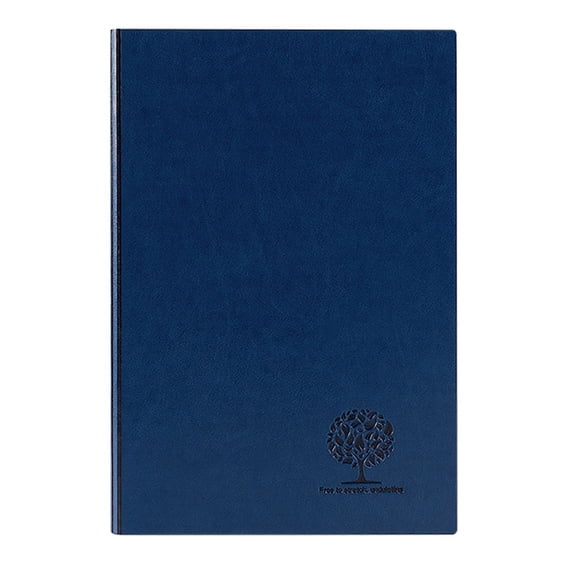 Bienvenido 1pcsB6 Manual ledger simple soft leather business notepad Notepad portable notepad,blue,,