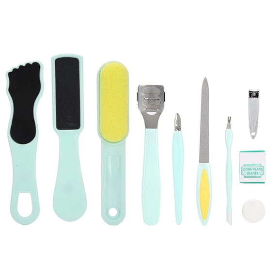 Bienvenido Foot Callus Remover Foot Planing Tool Dead Skin Pusher Nail Clipper Pedicure Tool Set