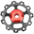 thumbnail image 1 of Bienvenido Mountain Bike Guide Wheel Durable Lightweight Bearing Anode Sturdy Aluminium Alloy 11 Tooth Rear Derailleur Pulley, 1 of 8