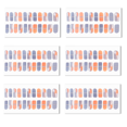 thumbnail image 1 of Bienvenido Nail Stickers Full Wraps Nail Polish Strips, Self-Adhesive Gel Nail Art Decals for Women Girls Bienvenido, 1 of 5