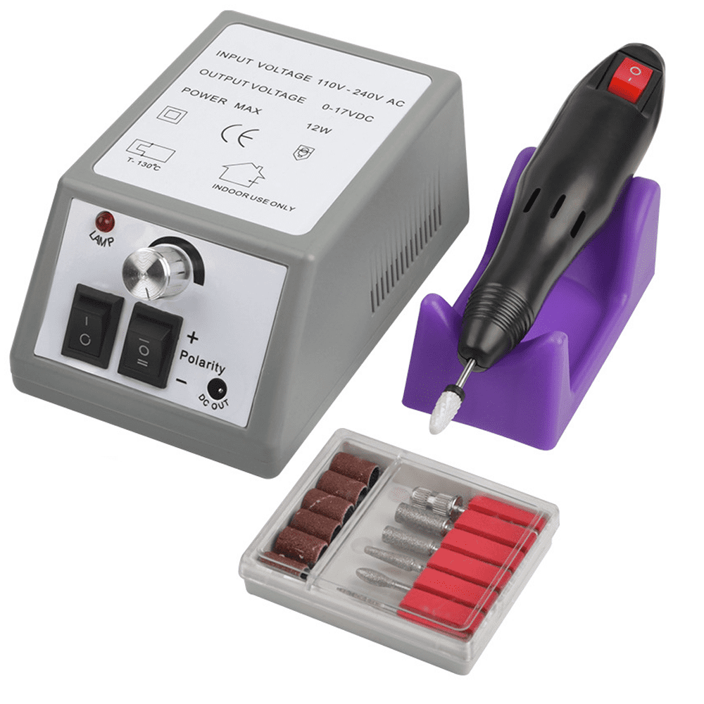 Bienvenido Professional Nail Drill,  Electric Nail Drill Machine, Electronic Nail File Drills for Acrylic Nails Gel Nails Manicure Pedicure Tools for Salon Use Bienvenido