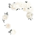 thumbnail image 1 of Bienvenido Removable Wall Stickers for Bedrooms, Living Rooms, Girls' Rooms & Offices Watercolor Peony Blooms, 1 of 8