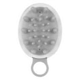 thumbnail image 1 of Bienvenido Silicone Shampoo Massage Brush Hair Scalp Cleaning Washing Shower Comb (Black), 1 of 8