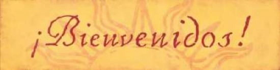 Bienvenidos Canvas Art - Stephanie Marrott (12 x 36)