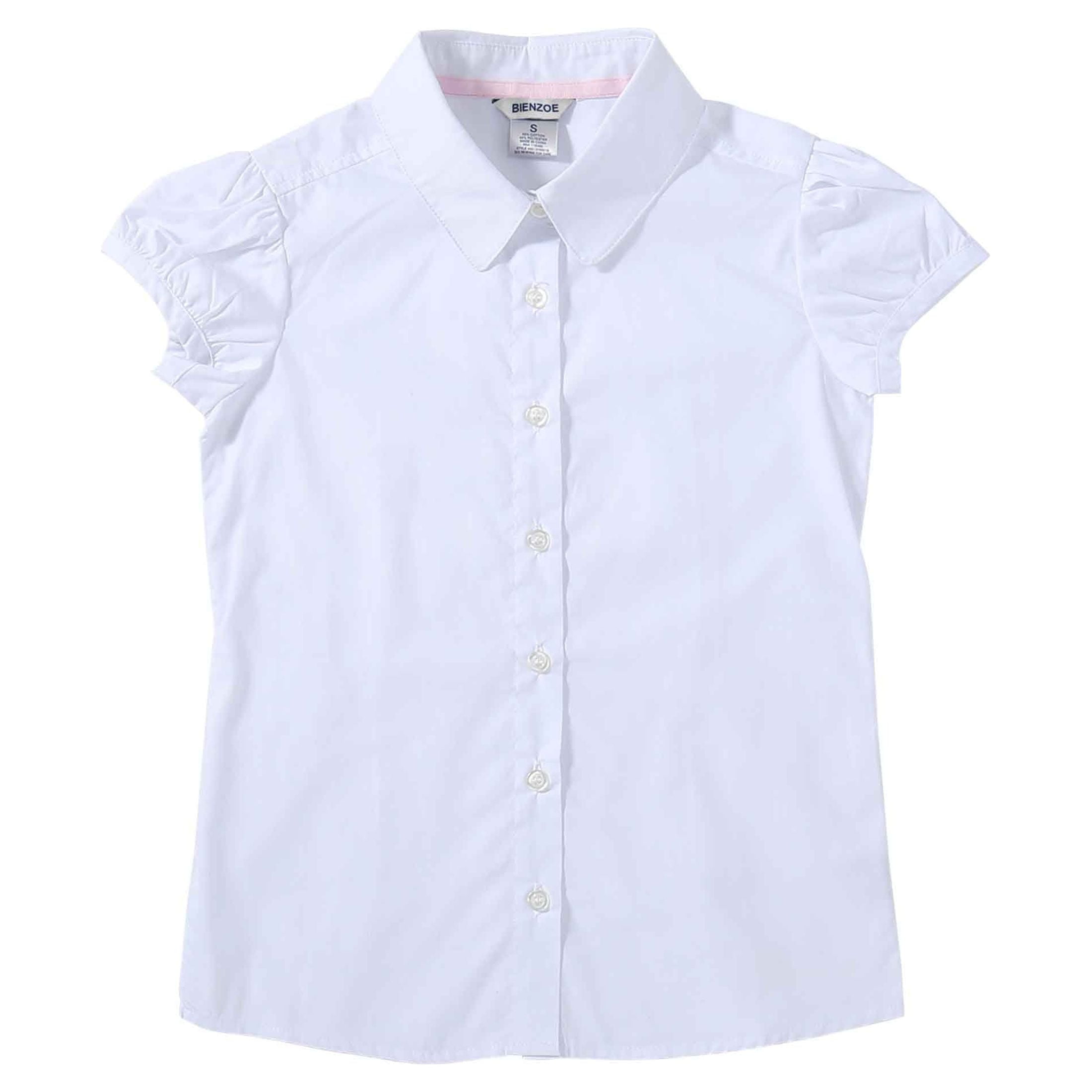 Koton Mädchen Bluse - Puffärmel & Peter Pan Kragen In Ecru 13/14 Jahre