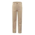 thumbnail image 1 of Bienzoe Boy's Cotton Adjustable Waist School Uniforms Pants Khaki 16, 1 of 9