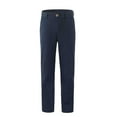 thumbnail image 1 of Bienzoe Boy's Cotton Adjustable Waist School Uniforms Pants Navy 12, 1 of 9