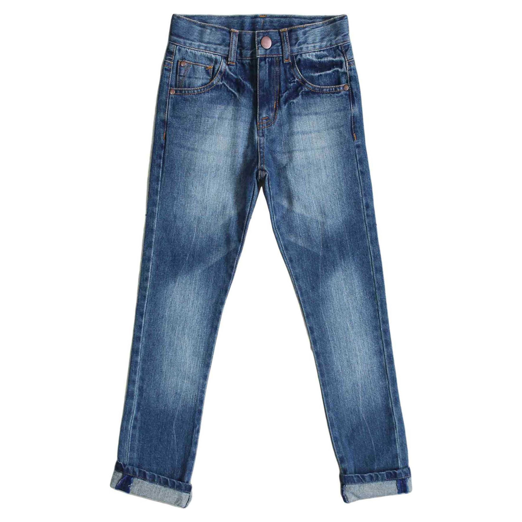 Buy Boys Jeans MidWash RibWaist Jeans -Denim Online at Best Price |  Mothercare