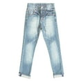 thumbnail image 1 of Bienzoe Boy's Cotton Adjustable Waist Slim Denim Pants Blue Jeans 8, 1 of 9