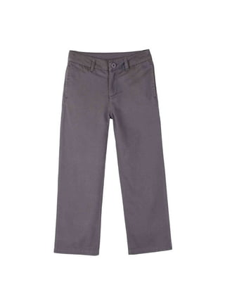 Dark Grey School Uniforms Pants / Half Elastic Pant / Size 22-38