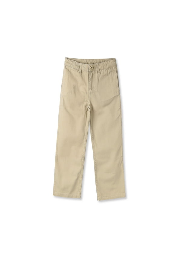 Boy's School Uniforms Adjust Waist Pants Khaki 14
