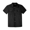 thumbnail image 1 of Bienzoe Boys Button Up Shirt: Short Sleeve Kids Dress Collared Shirts Two Pockets Black 7, 1 of 10