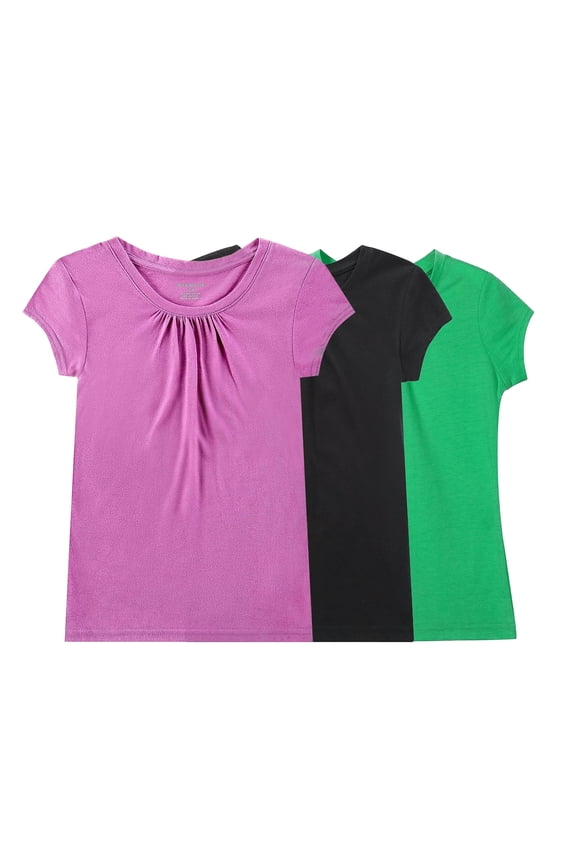 Girl's Breathable Quick-Dry T-Shirt Pack-G 6/6X