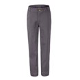 thumbnail image 1 of Bienzoe Girl's Cotton Slim Adjustable Waist School Uniform Pants Grey 10, 1 of 4