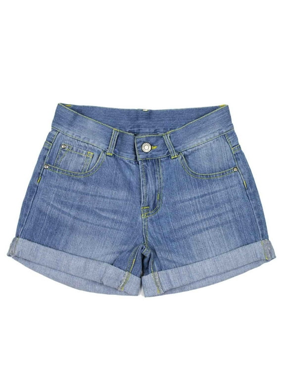 Bienzoe Girl's Denim Shorts Size 6