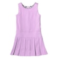 thumbnail image 1 of Bienzoe Girl's Pleated Hem School Uniform Jumper Cassis 8, 1 of 3