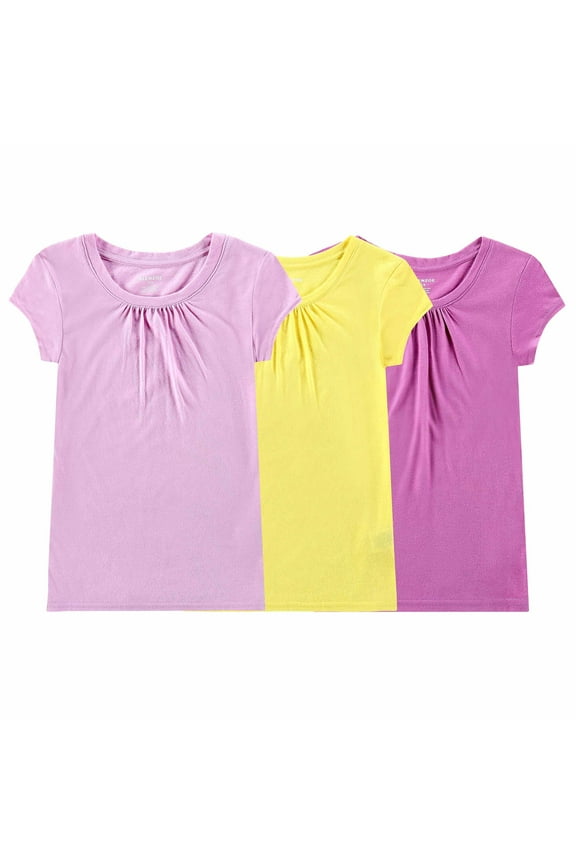 Girl's School Uniform Breathable Quick-Dry T-Shirt PackC 10/12