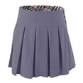 thumbnail image 1 of Bienzoe Girl's Stretchy Pleated Adjust Waist School Uniforms Skirt Grey 6, 1 of 4