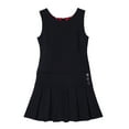 thumbnail image 1 of Bienzoe Girl's Stretchy Pleated Hem School Uniforms Jumper Black 12, 1 of 8