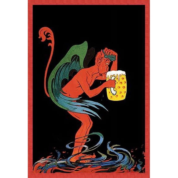 Biere au Diable- Fine Art Canvas Print (20" x 30")