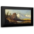 thumbnail image 1 of Bierstadt, Albert 14x10 Black Modern Framed Museum Art Print Titled - Cathedral Rock, 1 of 5