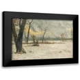 thumbnail image 1 of Bierstadt, Albert 14x11 Black Modern Framed Museum Art Print Titled - Winter landscape, 1 of 5