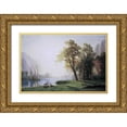 thumbnail image 1 of Bierstadt, Albert 14x11 Gold Ornate Wood Framed with Double Matting Museum Art Print Titled - King River Canyon, California, 1 of 4