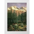 thumbnail image 1 of Bierstadt, Albert 14x18 White Modern Wood Framed Museum Art Print Titled - Canadian Rockies, 1 of 4
