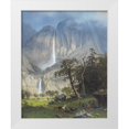 thumbnail image 1 of Bierstadt, Albert 15x18 White Modern Wood Framed Museum Art Print Titled - Yosemite Falls, 1 of 4
